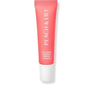 NWT Peach & Lily Collagen Cushion Peptide Clear Lip Balm .4oz